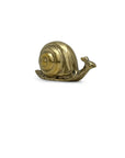 Small Vintage Brass Snail-5 inches Long
