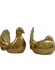 Vintage Brass Birds-A Pair