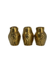 Vintage Brass wise Monkeys- A Set of Three