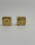 Vintage Brass Dice-A Pair