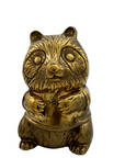 Vintage Brass Panda Bank