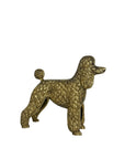 Vintage Brass Poodle