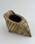 Vintage Brass Shell Vessel (Planter/Catchall)