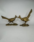 Vintage Brass Roadrunner Pair – Sculptural Mid-Century Collectibles