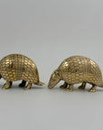Vintage Brass Armadillos-A Pair