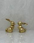 Vintage Brass Bunnies- A Pair