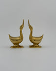 Vintage Brass Geese-A Pair