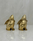 Vintage Brass Moon Gazing Bunnies-A Pair