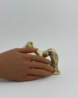 Vintage Brass Smiling Donkey: Cheeky Side-Eye Charm – The Perfect “Jackass” Gift