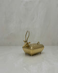 Vintage Brass Antelope Trinket Box