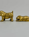 Vintage Brass Bulldogs-A Pair