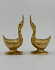 Vintage Brass Geese-A Pair