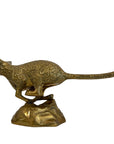 Vintage Brass Cheetah Figurine