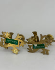 Vintage Mottahedeh Brass Candlestick Pair