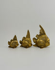 Vintage Brass Fish-A Set of Three