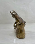 Vintage Brass Boot- A Cat and Mouse Chase