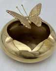 Vintage Brass Butterfly Ashtray/ Trinket Dish