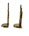 Vintage Brass Statue of Liberty Bookends (Set of Two)