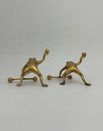 Vintage Brass Workout Frogs-A Pair