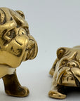 Vintage Brass Bulldogs-A Pair