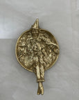 Vintage Brass Jester Trinket Dish