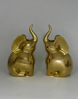 Vintage Brass Elephants-A Pair