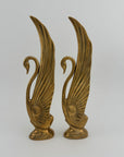 Vintage Brass Swans-A Pair by Dolbi Cashier