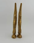 Vintage Brass Swans-A Pair by Dolbi Cashier