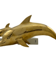 Vintage Brass Dolphins-A Pair