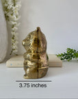 Vintage Brass Panda Bank