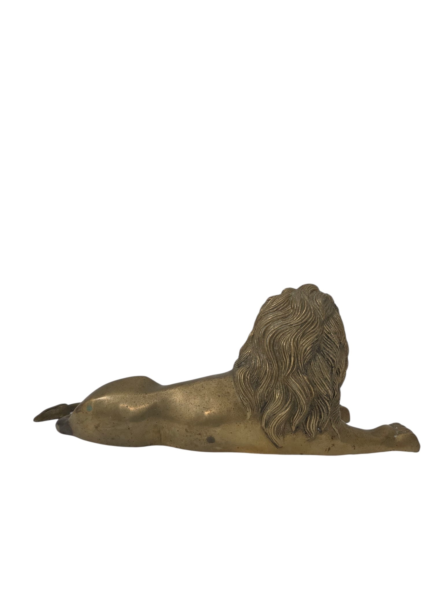 Vintage Brass Lion Sculpture – The Golden Olden