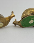 Vintage Brass Snails-A Pair