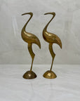 Vintage Brass Birds- A Pair