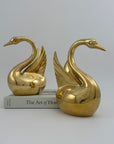 Vintage Brass Angel Wings Love Swans-A Pair by Dolbi Cashier