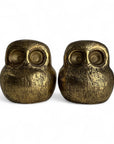 Vintage Seiden Brass Owls – Mid-Century Modern Pair