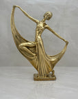 Vintage Brass Lady Dancer