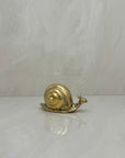 Small Vintage Brass Snail-5 inches Long