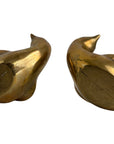 Vintage Brass Birds – Mid-Century Modern Dove Pair, Made in Korea