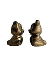 Vintage Brass “Good Luck Bears” – Mid-Century Modern Pair