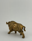 Vintage Brass Bison
