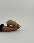 Small Vintage Brass Bear
