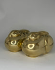 Rare Vintage Brass Chubby Rabbits-A Pair