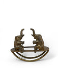 Vintage Brass Elephants on Teeter Totter