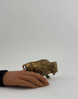 Vintage Brass Bison