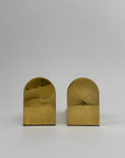 Made in England Brass Fox Bookends — 9.76 lb Pair, 9” Long Woodland Animal Library Decor (Mid-Century / Hollywood Regency)