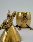 Vintage Brass Kangaroo Trinket Box
