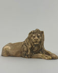 Vintage Brass Lion- A Regal Art Deco Figurine