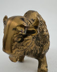 Vintage Brass Bison