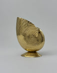 Vintage Brass Shell Vase