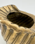 Vintage Brass Shell Vessel (Planter/Catchall)